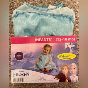 Disney Frozen Princess Elsa Infant Costume in Light Blue size 12-18 months